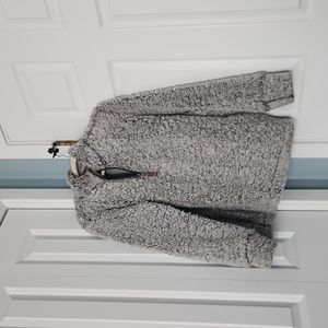 Oversized fleece zip up